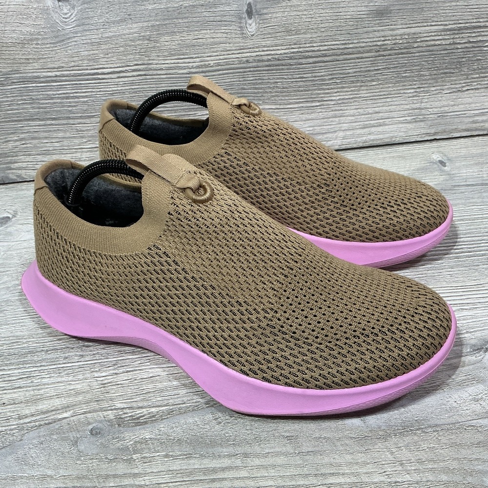 Allbirds TD Tree Dasher Relay Shoes Sneakers Walking Brown Pink Men's Size 10 US